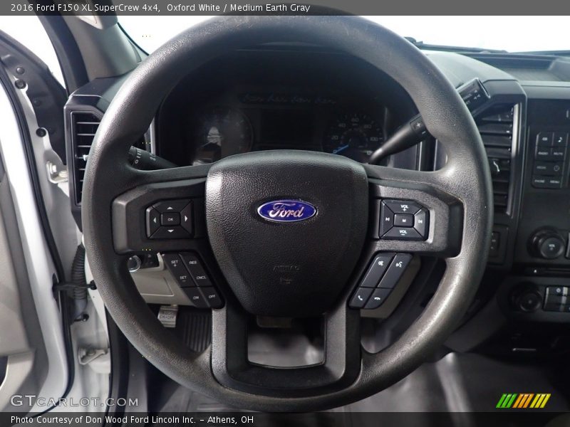 Oxford White / Medium Earth Gray 2016 Ford F150 XL SuperCrew 4x4
