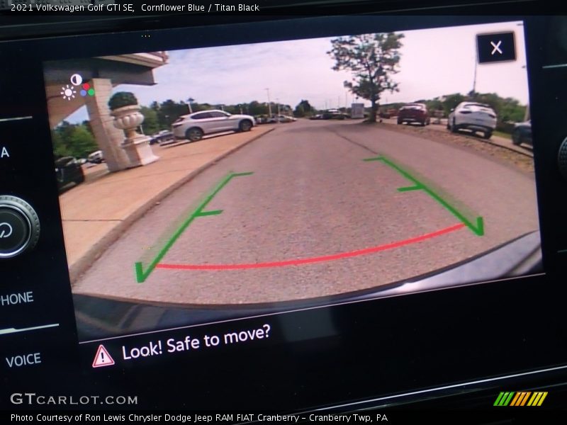 Cornflower Blue / Titan Black 2021 Volkswagen Golf GTI SE