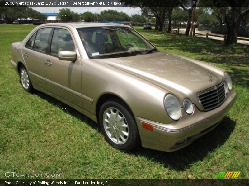 Desert Silver Metallic / Java 2000 Mercedes-Benz E 320 Sedan
