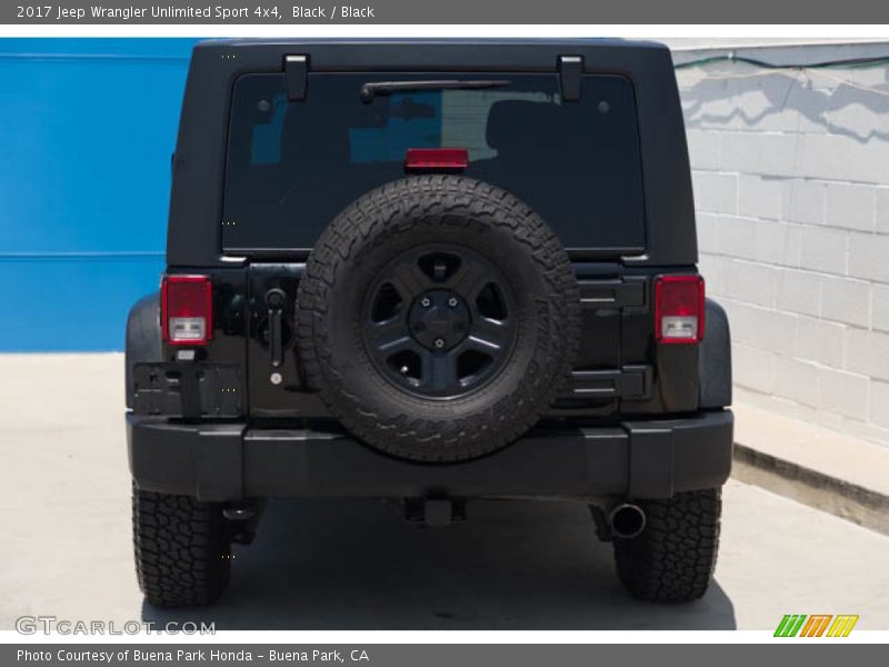 Black / Black 2017 Jeep Wrangler Unlimited Sport 4x4