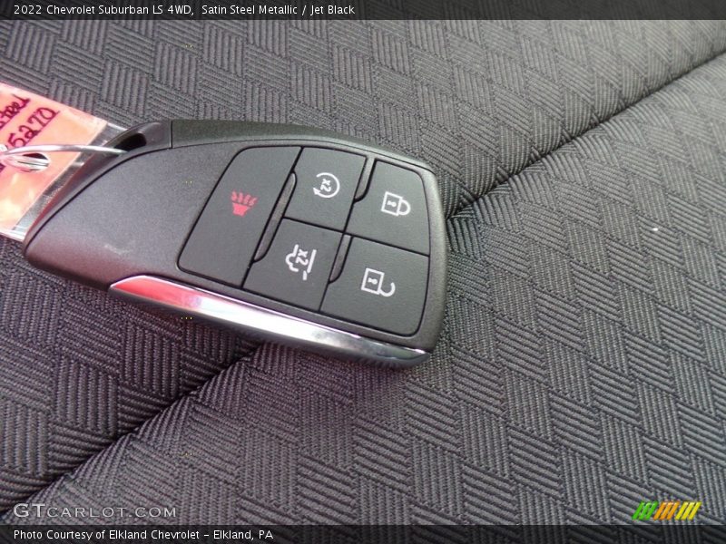 Satin Steel Metallic / Jet Black 2022 Chevrolet Suburban LS 4WD