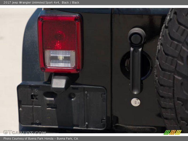 Black / Black 2017 Jeep Wrangler Unlimited Sport 4x4