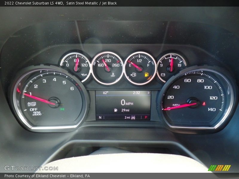 Satin Steel Metallic / Jet Black 2022 Chevrolet Suburban LS 4WD