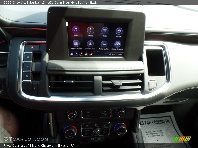 Satin Steel Metallic / Jet Black 2022 Chevrolet Suburban LS 4WD