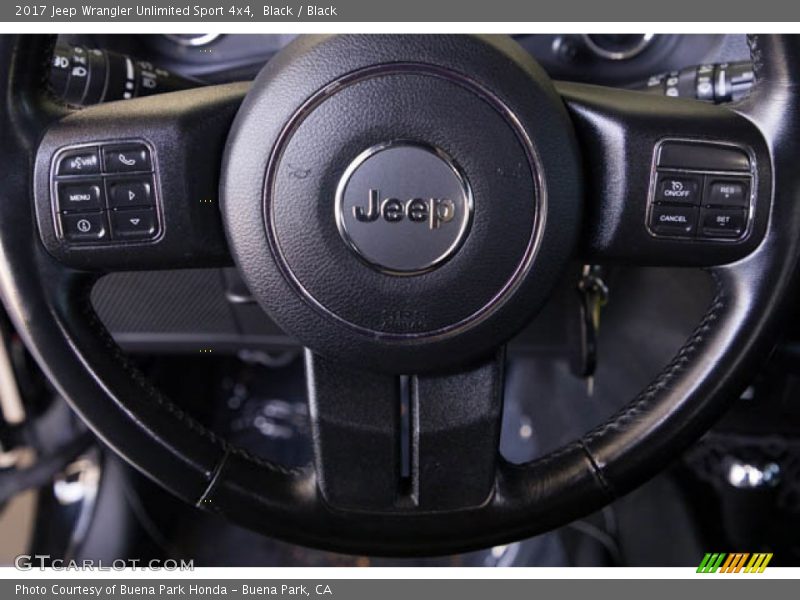 Black / Black 2017 Jeep Wrangler Unlimited Sport 4x4