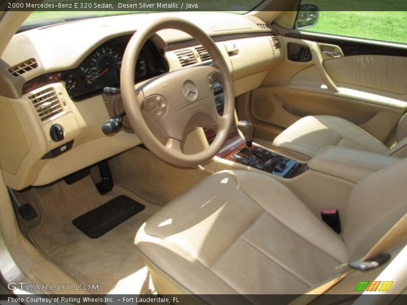 Desert Silver Metallic / Java 2000 Mercedes-Benz E 320 Sedan