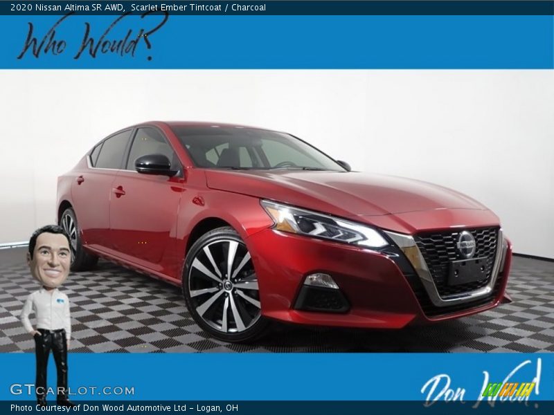 Scarlet Ember Tintcoat / Charcoal 2020 Nissan Altima SR AWD