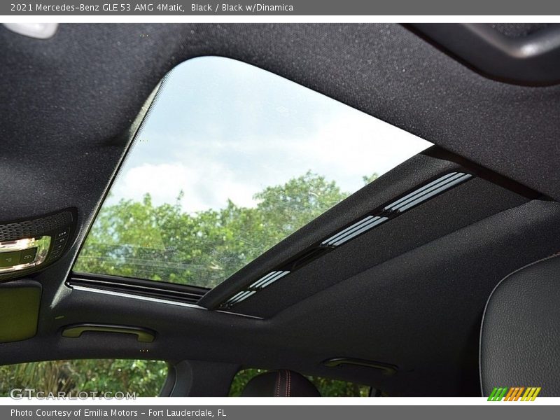 Sunroof of 2021 GLE 53 AMG 4Matic