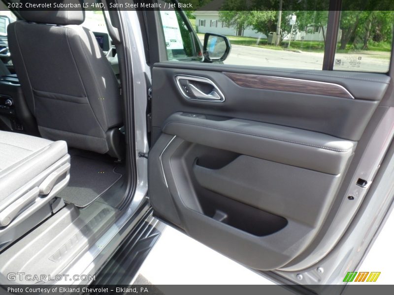 Satin Steel Metallic / Jet Black 2022 Chevrolet Suburban LS 4WD