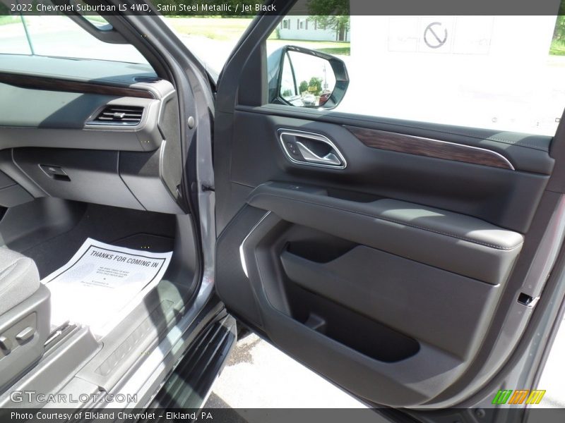 Satin Steel Metallic / Jet Black 2022 Chevrolet Suburban LS 4WD