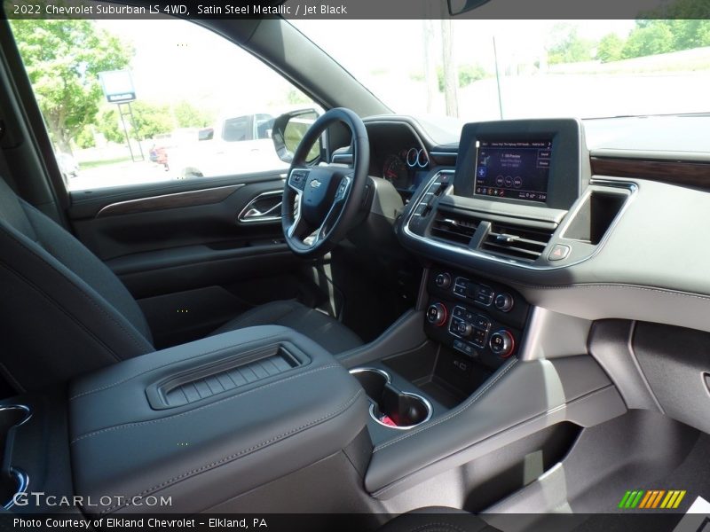 Satin Steel Metallic / Jet Black 2022 Chevrolet Suburban LS 4WD