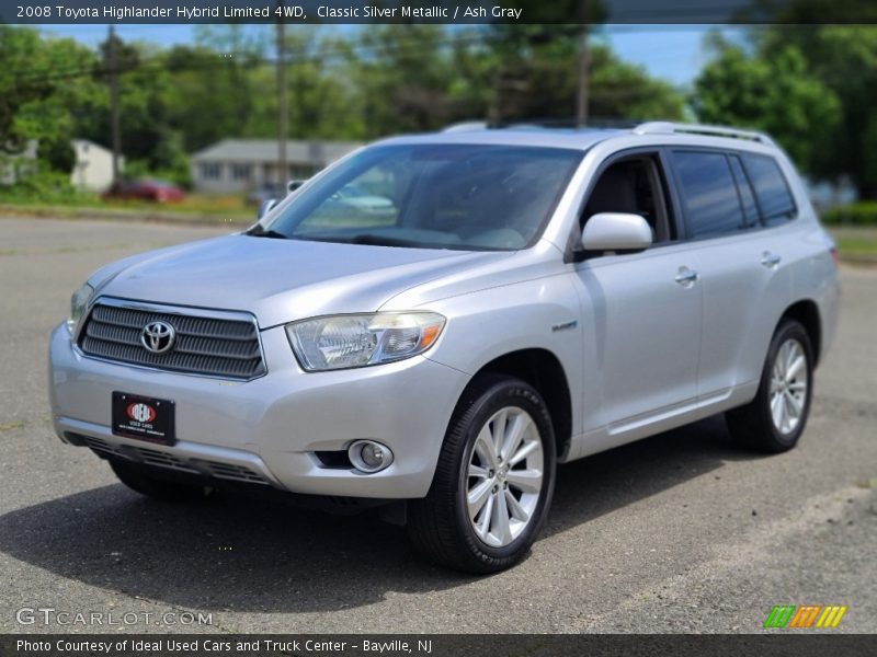 Classic Silver Metallic / Ash Gray 2008 Toyota Highlander Hybrid Limited 4WD