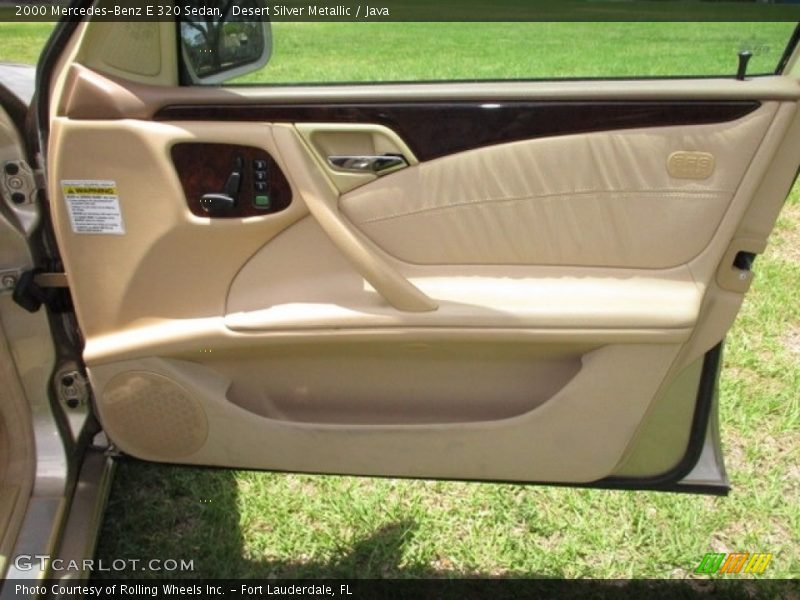 Desert Silver Metallic / Java 2000 Mercedes-Benz E 320 Sedan