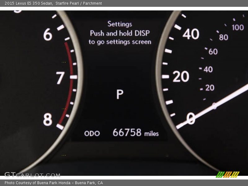 Starfire Pearl / Parchment 2015 Lexus ES 350 Sedan