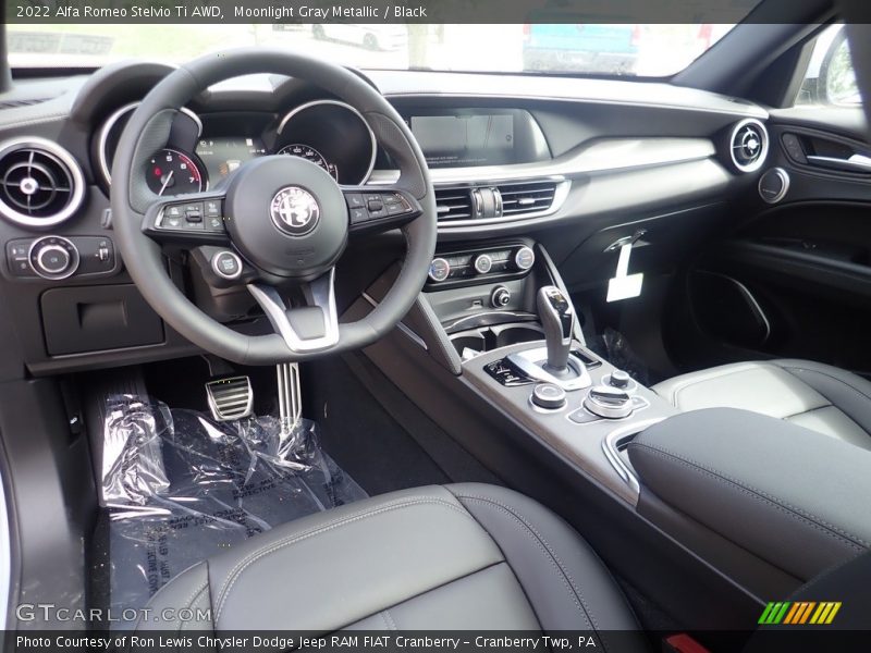  2022 Stelvio Ti AWD Black Interior