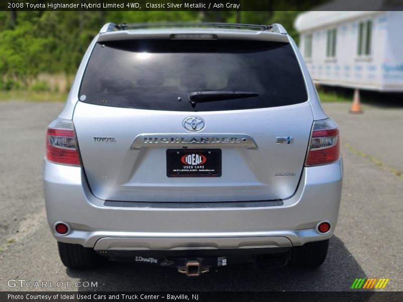 Classic Silver Metallic / Ash Gray 2008 Toyota Highlander Hybrid Limited 4WD