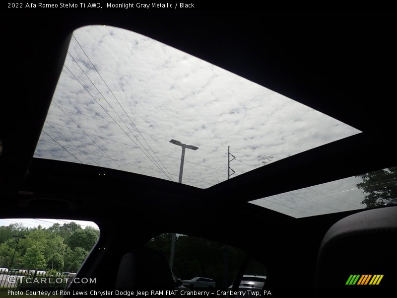 Moonlight Gray Metallic / Black 2022 Alfa Romeo Stelvio Ti AWD
