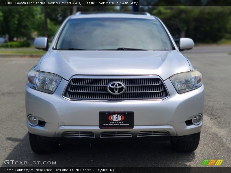 Classic Silver Metallic / Ash Gray 2008 Toyota Highlander Hybrid Limited 4WD