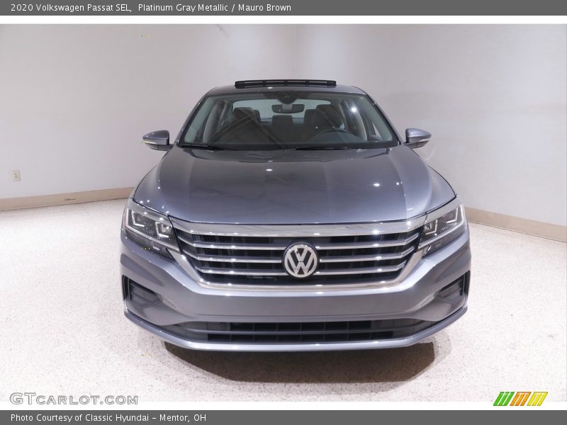 Platinum Gray Metallic / Mauro Brown 2020 Volkswagen Passat SEL