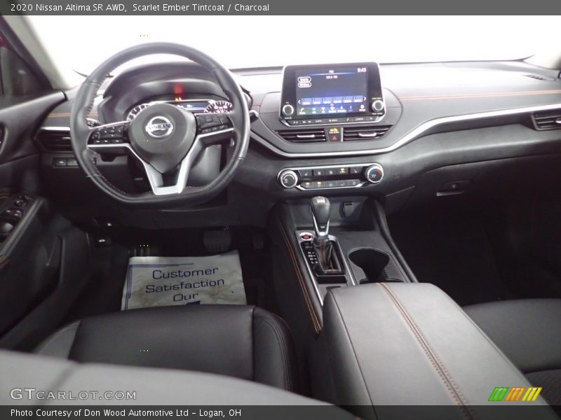 Scarlet Ember Tintcoat / Charcoal 2020 Nissan Altima SR AWD