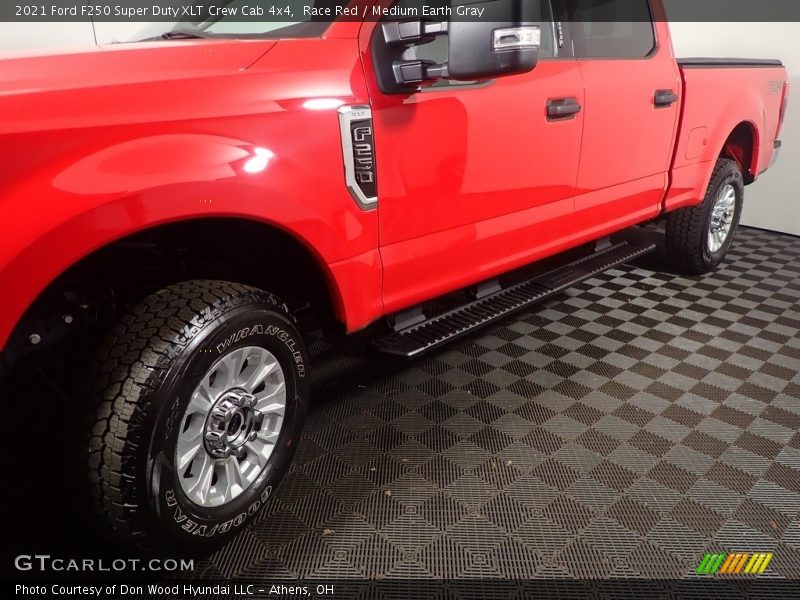 Race Red / Medium Earth Gray 2021 Ford F250 Super Duty XLT Crew Cab 4x4