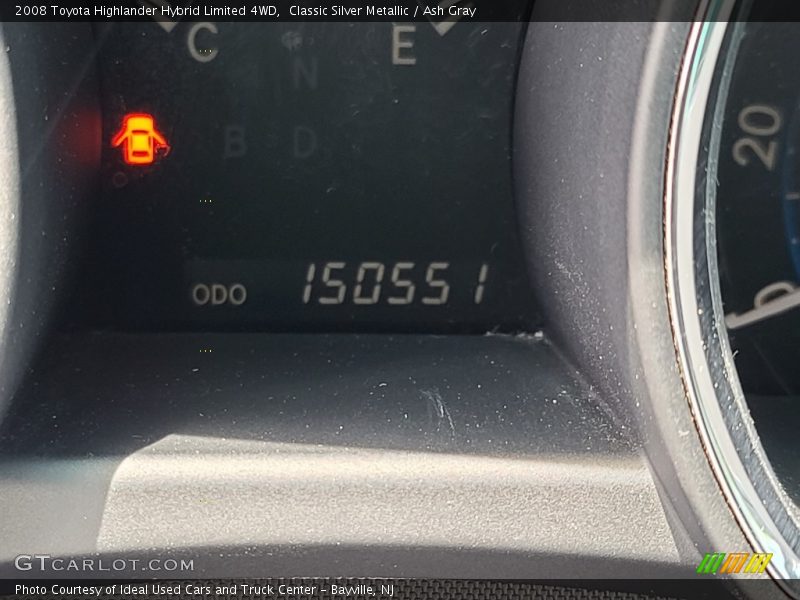 Classic Silver Metallic / Ash Gray 2008 Toyota Highlander Hybrid Limited 4WD