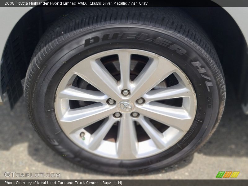 Classic Silver Metallic / Ash Gray 2008 Toyota Highlander Hybrid Limited 4WD