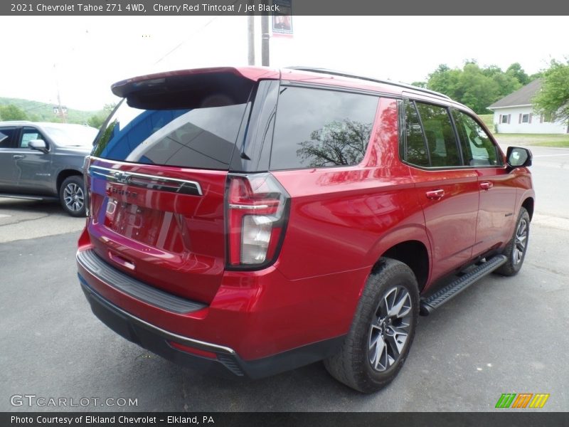Cherry Red Tintcoat / Jet Black 2021 Chevrolet Tahoe Z71 4WD