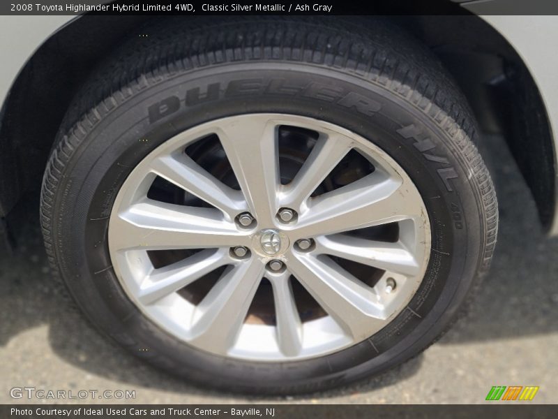 Classic Silver Metallic / Ash Gray 2008 Toyota Highlander Hybrid Limited 4WD