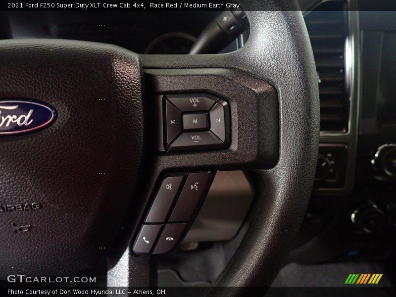 Race Red / Medium Earth Gray 2021 Ford F250 Super Duty XLT Crew Cab 4x4