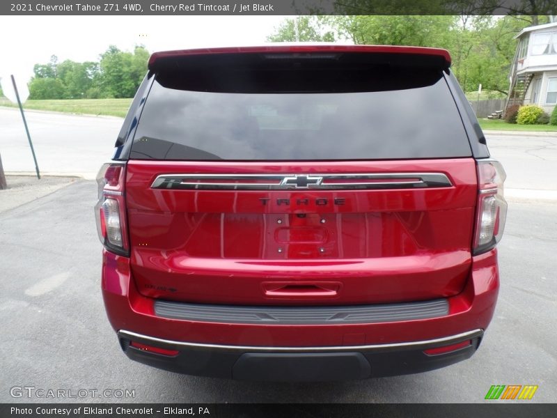 Cherry Red Tintcoat / Jet Black 2021 Chevrolet Tahoe Z71 4WD