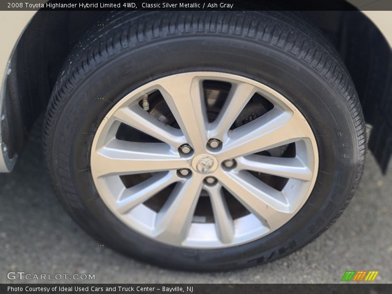 Classic Silver Metallic / Ash Gray 2008 Toyota Highlander Hybrid Limited 4WD
