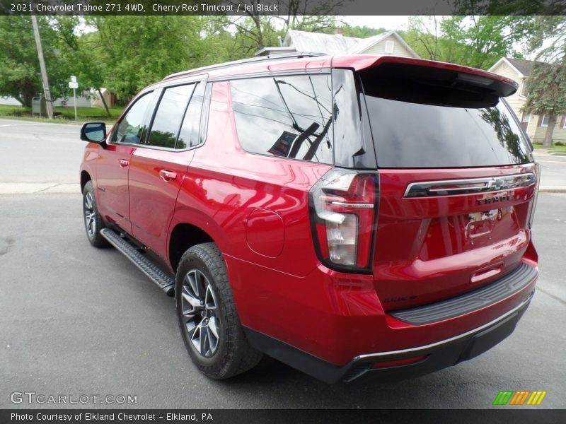 Cherry Red Tintcoat / Jet Black 2021 Chevrolet Tahoe Z71 4WD
