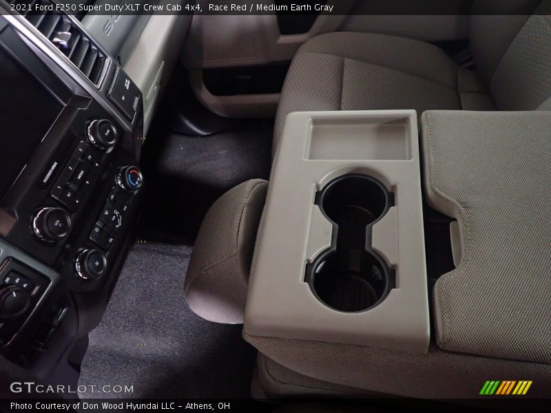 Race Red / Medium Earth Gray 2021 Ford F250 Super Duty XLT Crew Cab 4x4