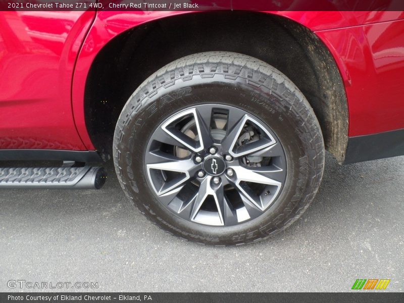 Cherry Red Tintcoat / Jet Black 2021 Chevrolet Tahoe Z71 4WD