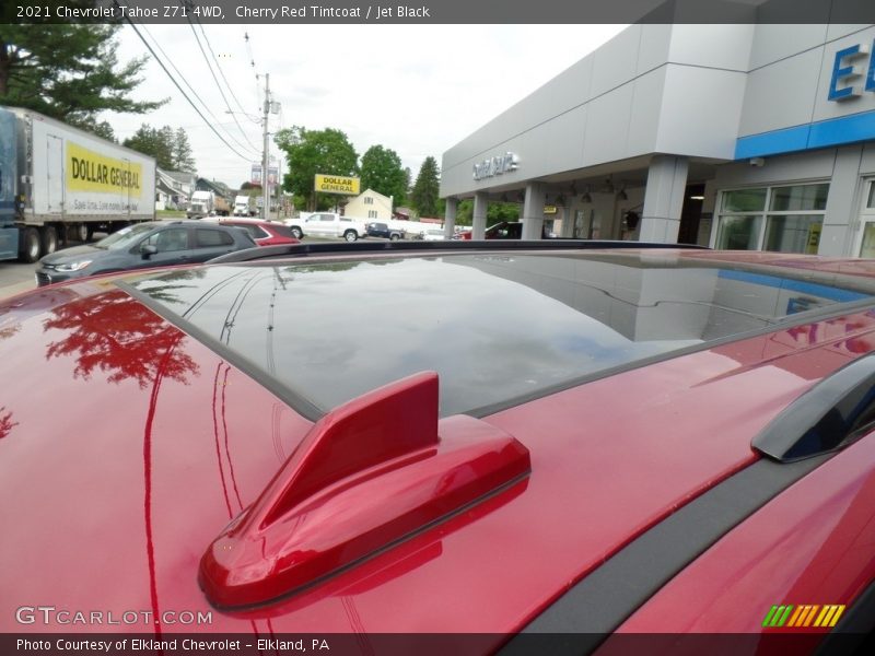 Cherry Red Tintcoat / Jet Black 2021 Chevrolet Tahoe Z71 4WD
