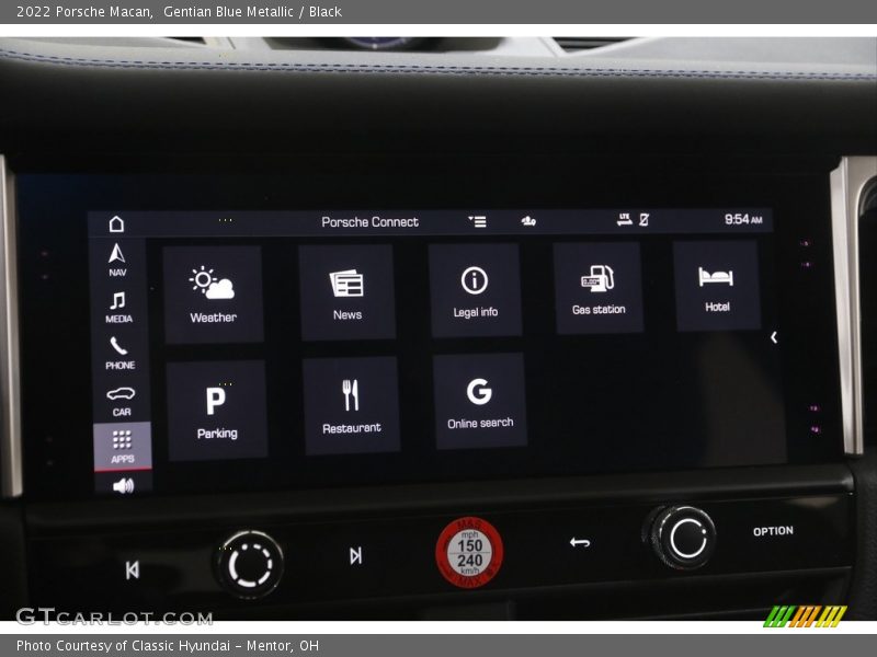 Controls of 2022 Macan 