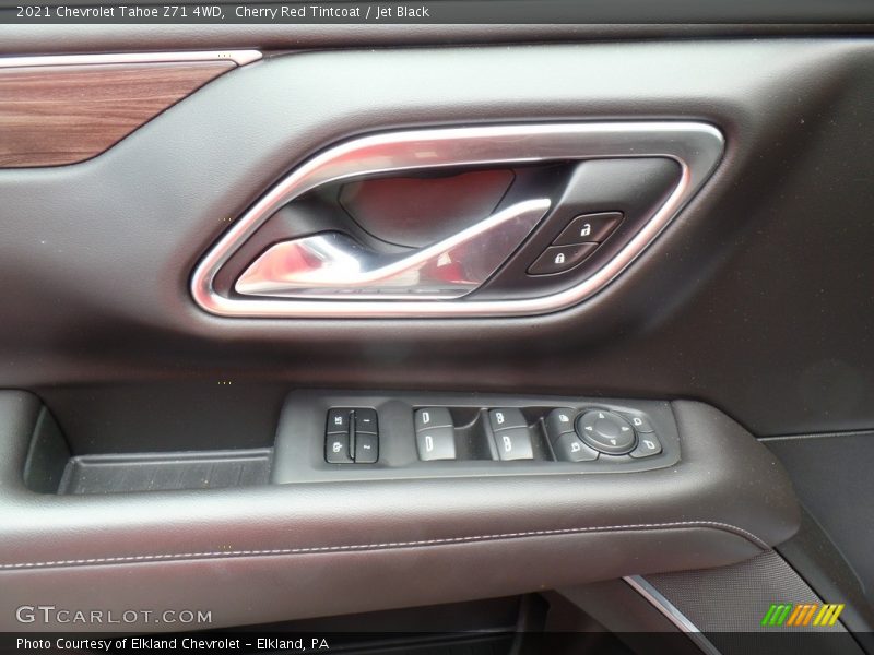 Cherry Red Tintcoat / Jet Black 2021 Chevrolet Tahoe Z71 4WD