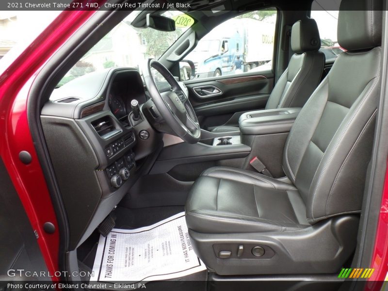 Cherry Red Tintcoat / Jet Black 2021 Chevrolet Tahoe Z71 4WD