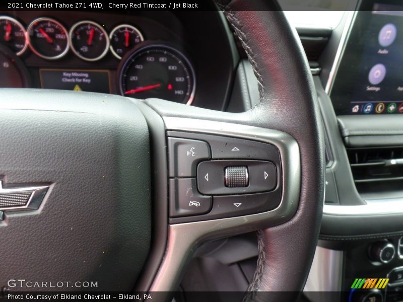 Cherry Red Tintcoat / Jet Black 2021 Chevrolet Tahoe Z71 4WD