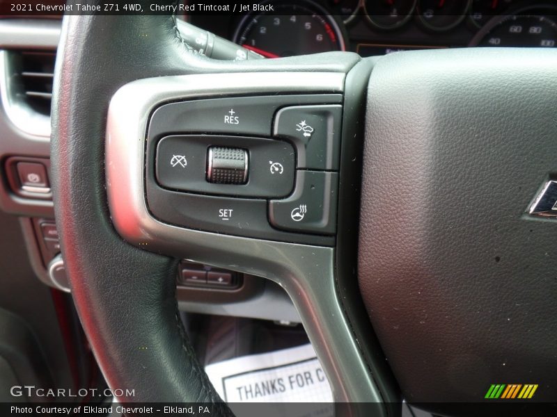 Cherry Red Tintcoat / Jet Black 2021 Chevrolet Tahoe Z71 4WD