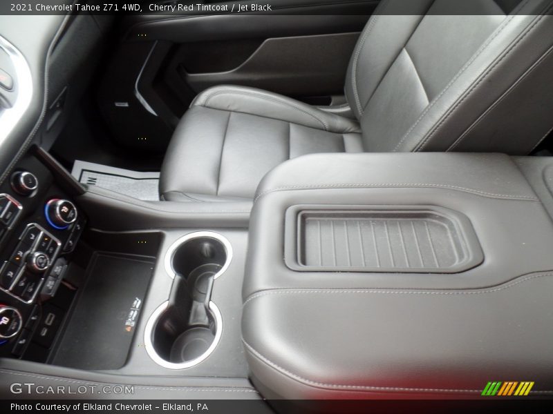 Cherry Red Tintcoat / Jet Black 2021 Chevrolet Tahoe Z71 4WD