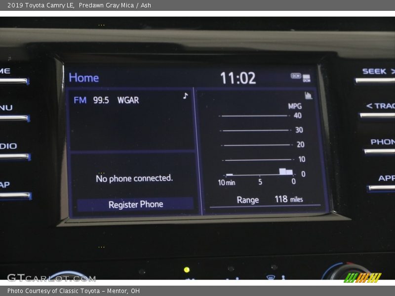 Predawn Gray Mica / Ash 2019 Toyota Camry LE