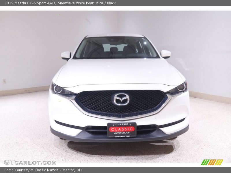 Snowflake White Pearl Mica / Black 2019 Mazda CX-5 Sport AWD