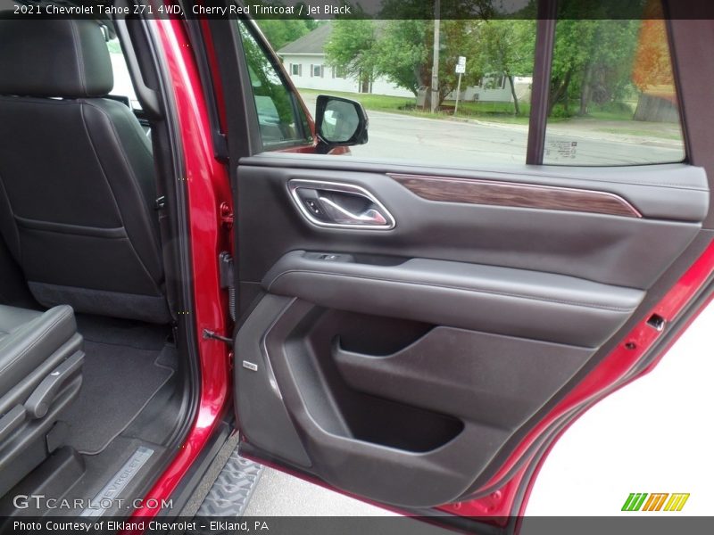Cherry Red Tintcoat / Jet Black 2021 Chevrolet Tahoe Z71 4WD