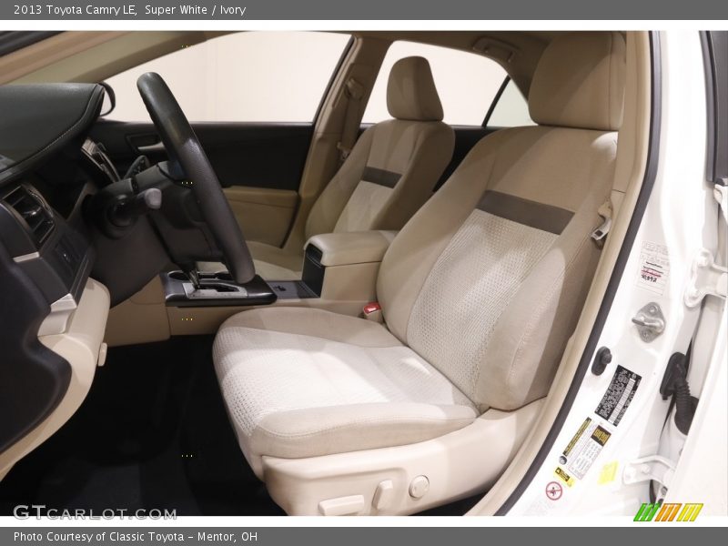 Super White / Ivory 2013 Toyota Camry LE