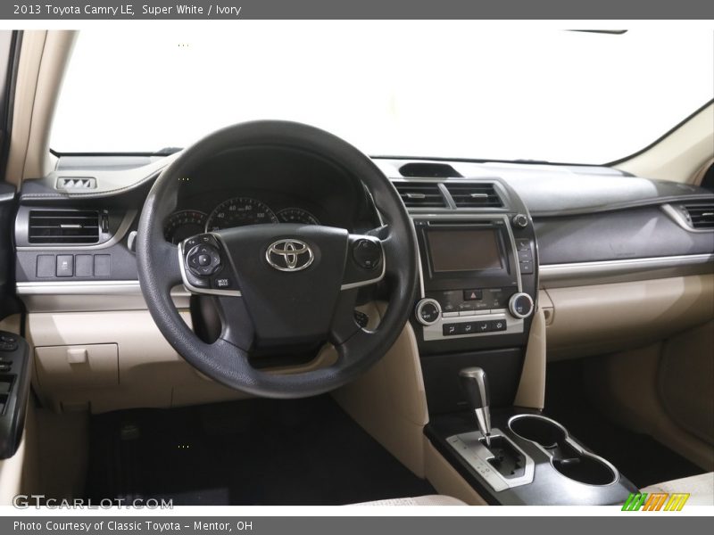 Super White / Ivory 2013 Toyota Camry LE