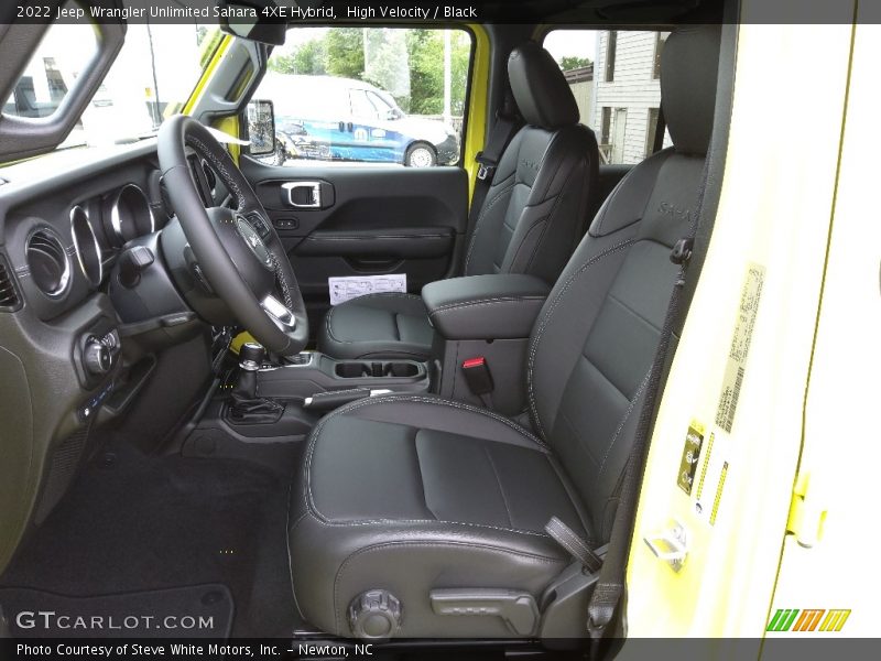 Front Seat of 2022 Wrangler Unlimited Sahara 4XE Hybrid