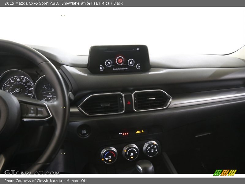 Snowflake White Pearl Mica / Black 2019 Mazda CX-5 Sport AWD