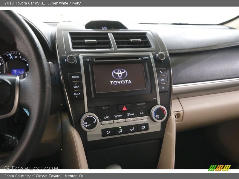 Super White / Ivory 2013 Toyota Camry LE